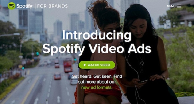 New Feature on Spotify – Video Ads